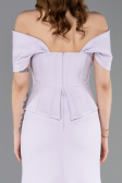 Robe de Soirée Longue Lilas ABU6002