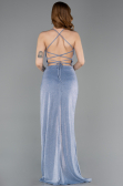 Robe de Soirée Longue Indigo ABU6008