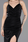 Robe de Soirée Longue Noir ABU6008