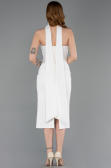 Robe de Cérémonie Midi Blanc ABK2593
