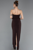 Robe de Soirée Longue Brun ABU6020