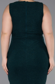 Robe De Soirée Grande Taille Midi Émeraude ABK2338