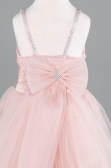 Robe de Soirée Enfants Courte Couleur Rose ABK2568