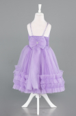 Robe de Soirée Enfants Courte Lilas ABK2568