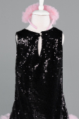 Robe de Soirée Enfants Courte Noir ABK2574