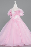 Robe de Mariage Pour Enfant Longue Satin Poudre ABG182