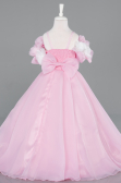 Robe de Mariage Pour Enfant Longue Satin Poudre ABG182