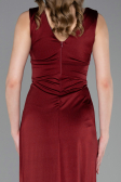 Robe de Soirée Longue Rouge Bordeaux ABU6043