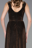 Robe de Soirée Longue Cuivre ABU6045