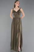 Robe de Soirée Longue Or ABU6045