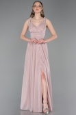 Robe de Soirée Longue Poudre ABU6045