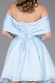 Robe de Cérémonie Courte Bleu clair ABK2604