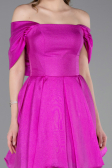 Robe de Cérémonie Courte Fushia ABK2604