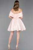 Robe de Cérémonie Courte Poudre ABK2604