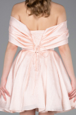 Robe de Cérémonie Courte Poudre ABK2604