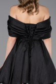 Robe de Cérémonie Courte Noir ABK2604