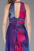 Robe de Soirée Longue Fushia ABU6048