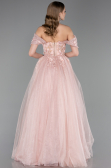 Robe de Soirée Longue Poudre ABU6056