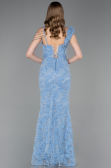 Robe de Soirée Longue Indigo ABU6059
