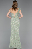 Robe de Soirée Longue Menthe ABU6059