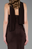 Robe de Soirée Longue Brun ABU6051