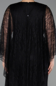 Robe De Soirée Grande Taille Longue Dantelle Noir ABU6065