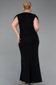Robe De Soirée Grande Taille Longue Noir ABU5731