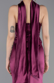 Robe de Soirée Longue Prune ABU6079