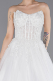 Robes de Mariage Longue Blanc ABG188