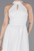Robe de Cérémonie Courte Blanc ABK2612