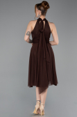 Robe de Cérémonie Courte Brun ABK2612