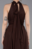 Robe de Cérémonie Courte Brun ABK2612