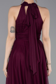 Robe de Cérémonie Courte Prune ABK2612