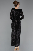 Robe De Soirée Midi Noir ABK2479