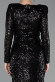 Robe De Soirée Midi Noir ABK2479