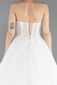 Robes de Mariage Longue Dantelle Blanc ABG038