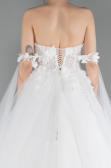 Robes de Mariage Longue Blanc ABG192