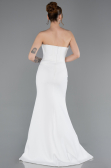Robe de Soirée Longue Blanc ABU5568