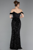 Robe de Soirée Longue Noir ABU6087