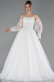 Robes de Mariage Longue Blanc ABG189