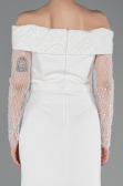 Robe de Soirée Longue Blanc ABU6101