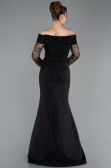 Robe de Soirée Longue Noir ABU6101