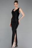 Robe de Soirée Longue Noir ABU6105