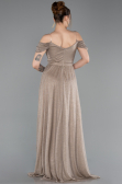 Robe de Soirée Longue Or ABU6107