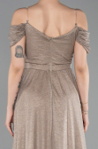 Robe de Soirée Longue Or ABU6107