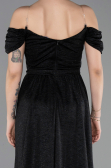 Robe de Soirée Longue Noir ABU6107