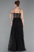 Robe de Soirée Longue Noir ABU6108