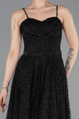 Robe de Soirée Longue Noir ABU6108