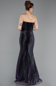 Robe de Soirée Longue Violet ABU6111