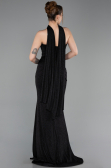 Robe de Soirée Longue Noir ABU6112